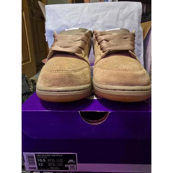 Nike SB Dunk Low Pro B Parachute Beige Sz 10.5M HJ0367-200 - Picture 2 of 12